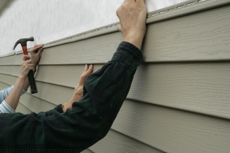 White Vinyl Siding Repair